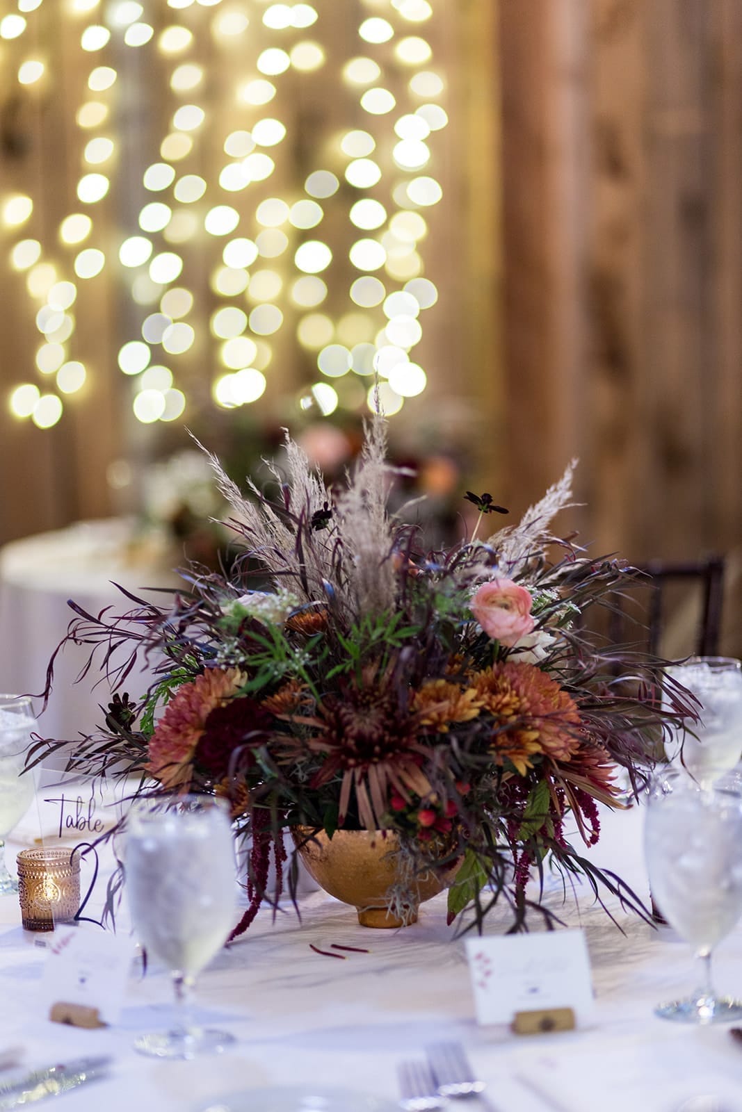 Wedding Reception Setup